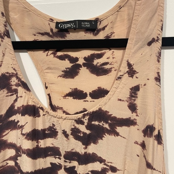 Silk Racerback tie dye tank - Picture 6 of 7